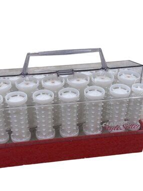 Clairol 20 Instant Hairsetter Wax Core Hot Roller Set Pageants Model C-20-Z
